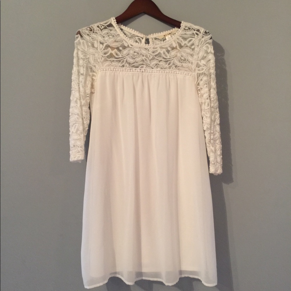 White dress - bridal shower dress